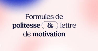 Formule de Politesse Lettre de Motivation