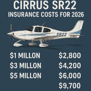Cirrus SR22 Insurance Costs for 2026