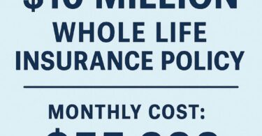 Cost of a $10 Million Whole Life Insurance Policy