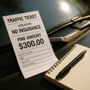 Cost of a No Insurance Ticket