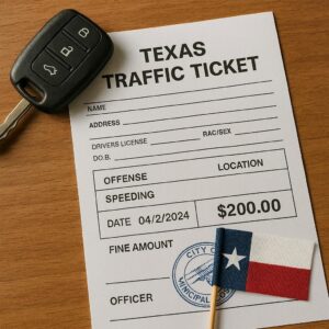 Cost of a No Insurance Ticket in Texas