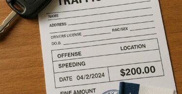 Cost of a No Insurance Ticket in Texas