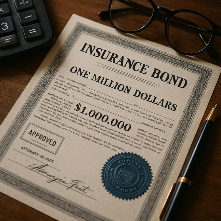 How Much Does a Million Dollar Insurance Bond Cost