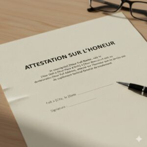 Modèle Attestation Ne Perçoit Pas de Supplément Familial