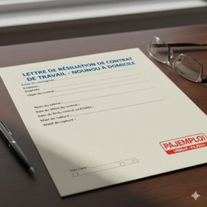 Modèle Lettre Fin de Contrat Nounou Pajemploi