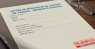 Modèle Lettre Fin de Contrat Nounou Pajemploi