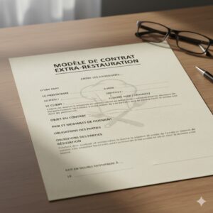 Modèle de Contrat Extra-Restauration