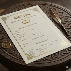Modèle de Contrat de Mariage Islamique