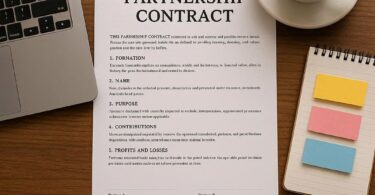 Modèle de Contrat de Partenariat