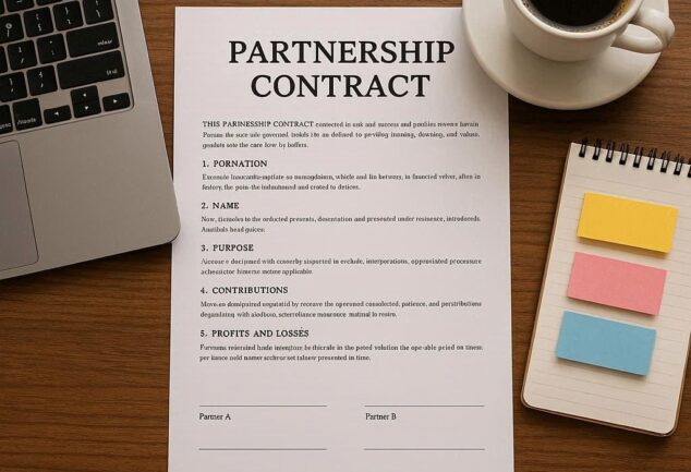 Modèle de Contrat de Partenariat