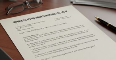 Modèle de Lettre pour Effacement de Dette