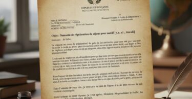 Modèle de lettre au préfet pour régularisation