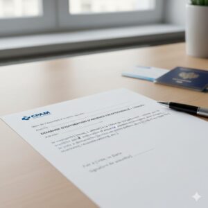 Modèle de lettre pour autorisation de partir en vacances CPAM