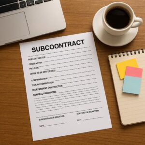 Modèle de Contrat de Sous-Traitance