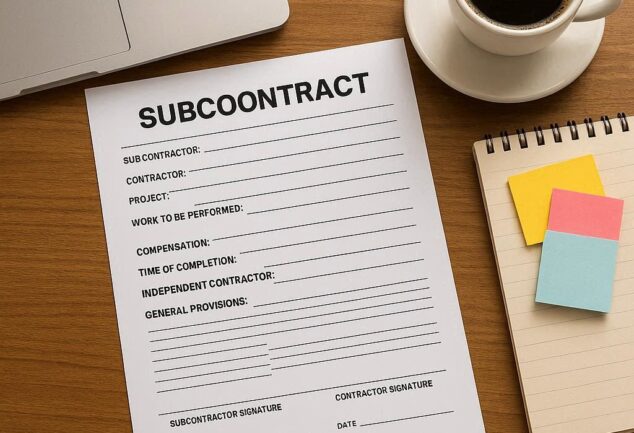 Modèle de Contrat de Sous-Traitance