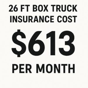 26ft Box Truck Insurance Cost