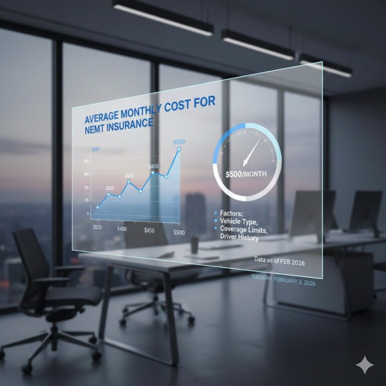 Average Cost for NEMT Insurance Per Month