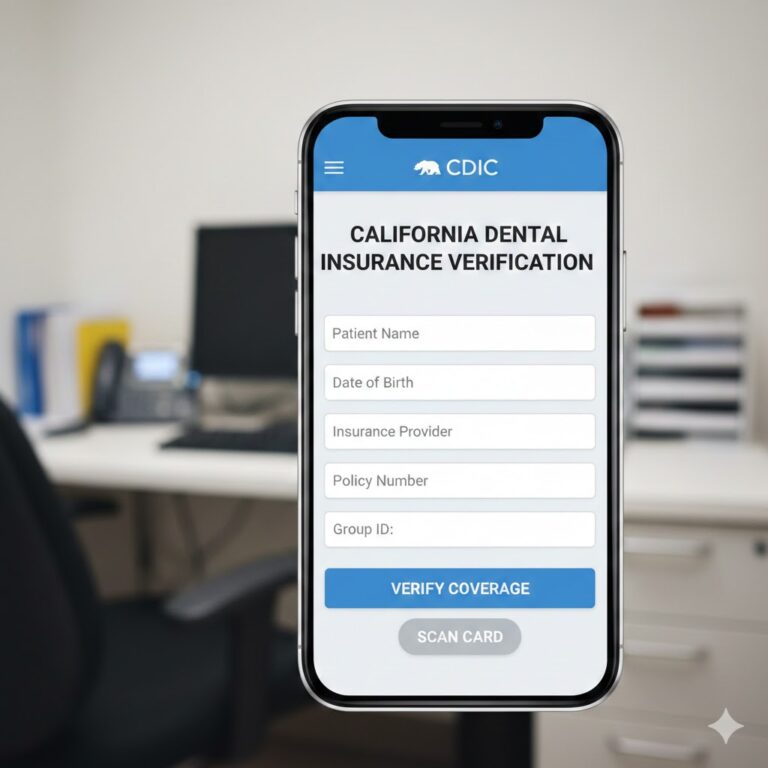 California Dental Insurance Verification