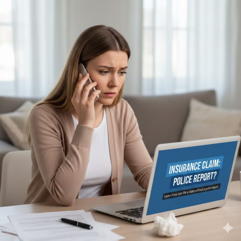 Can I File an Insurance Claim Without a Police Report