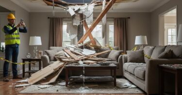 Ceiling Collapse Insurance Claim