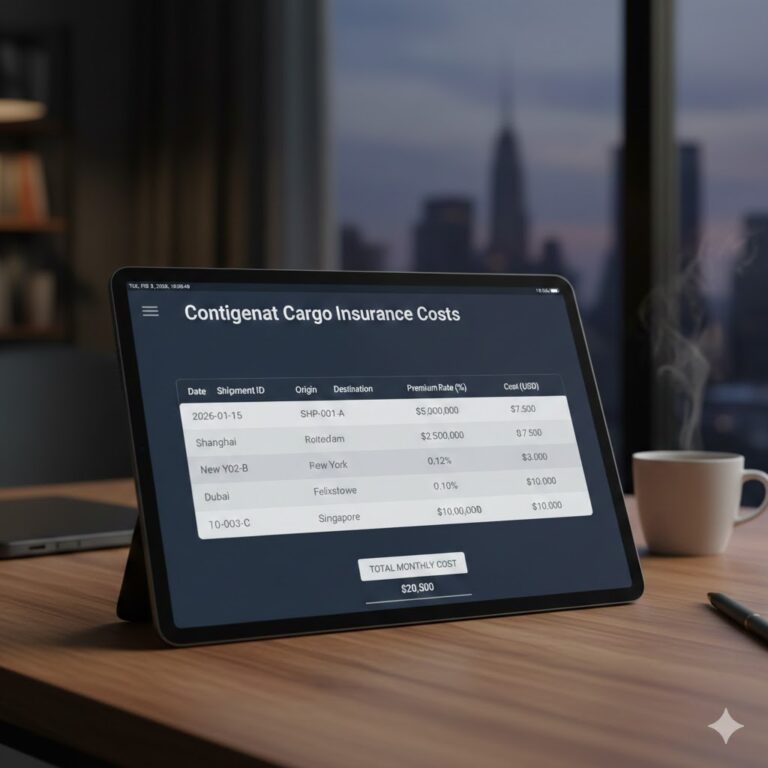 Contingent Cargo Insurance Cost