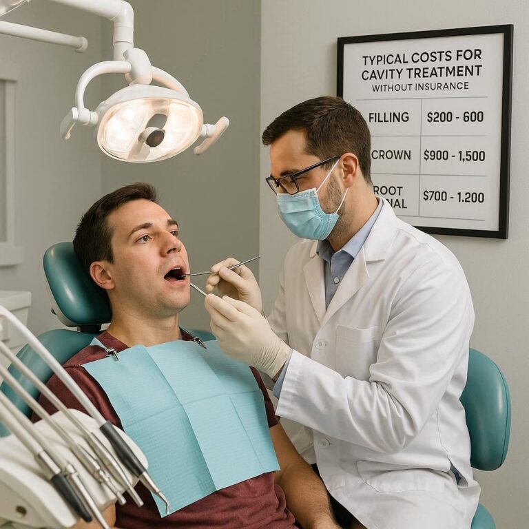 Cost of Fixing a Cavity with No Insurance