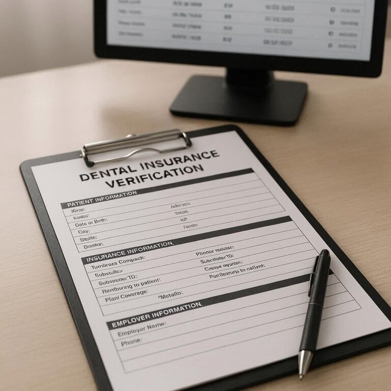 Dental Insurance Verification Form