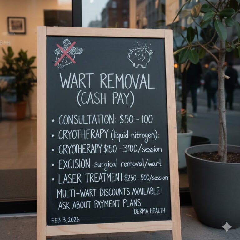 How Much Does Wart Removal Cost Without Insurance