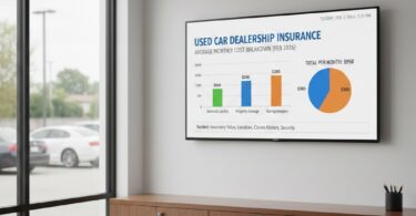 Used Car Dealership Insurance Cost Per Month