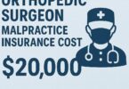 orthopedic surgeon malpractice insurance cost