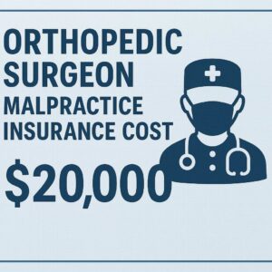 orthopedic surgeon malpractice insurance cost