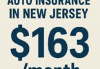 Average Cost of Auto Insurance in New Jersey