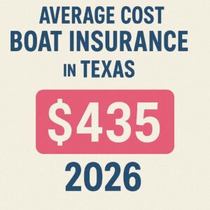 Average Cost of Boat Insurance in Texas 2026