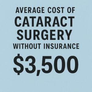 Average Cost of Cataract Surgery Without Insurance