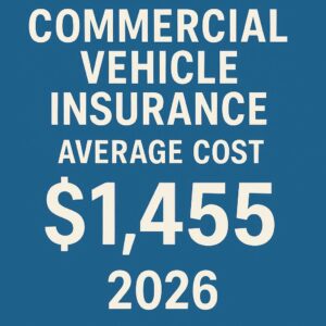 Commercial Vehicle Insurance Average Cost 2026