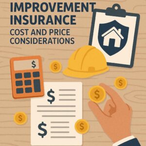 Home Improvement Insurance Cost and Price Considerations