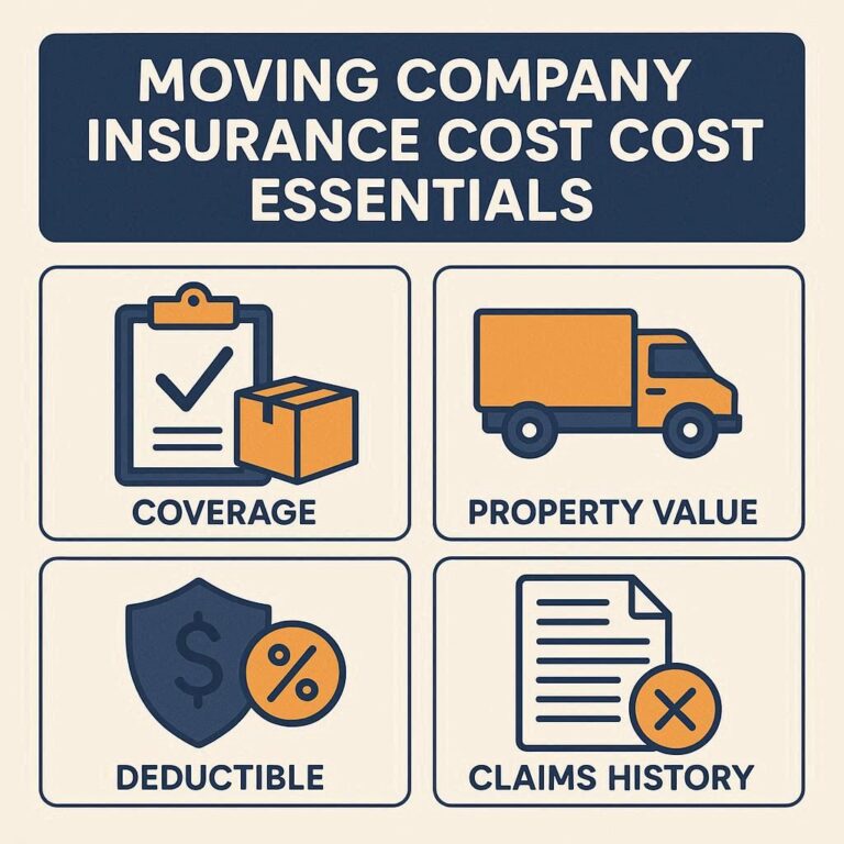 Moving Company Insurance Cost Essentials