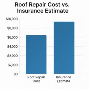 Roof Repair Cost vs Insurance Estimate