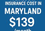 Average Car Insurance Cost in Maryland