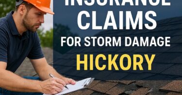 Roofing Insurance Claims for Storm Damage Hickory