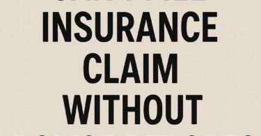 can i file insurance claim without police report​