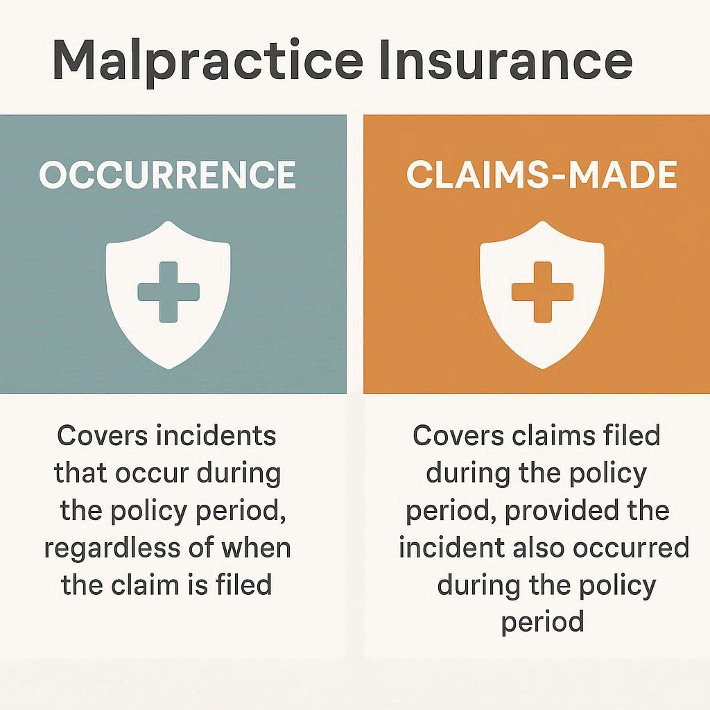 difference between occurrence and claims made malpractice insurance