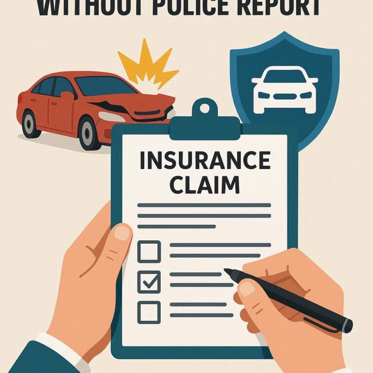 filing car insurance claim without police report