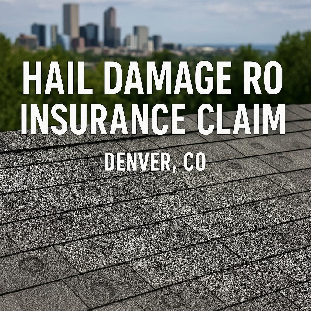 hail damage roof insurance claim denver co