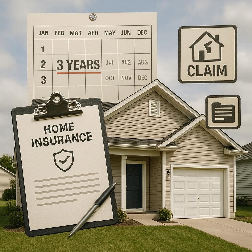 how long do home insurance claims stay on your record