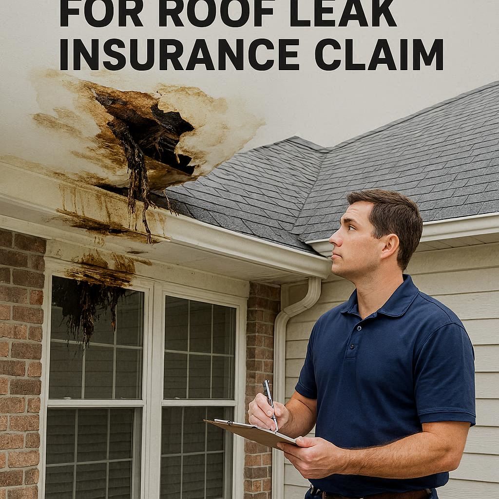 public adjuster for roof leak insurance claim