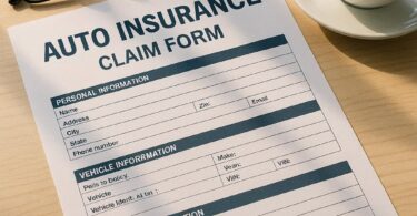 Auto Insurance Claim Form