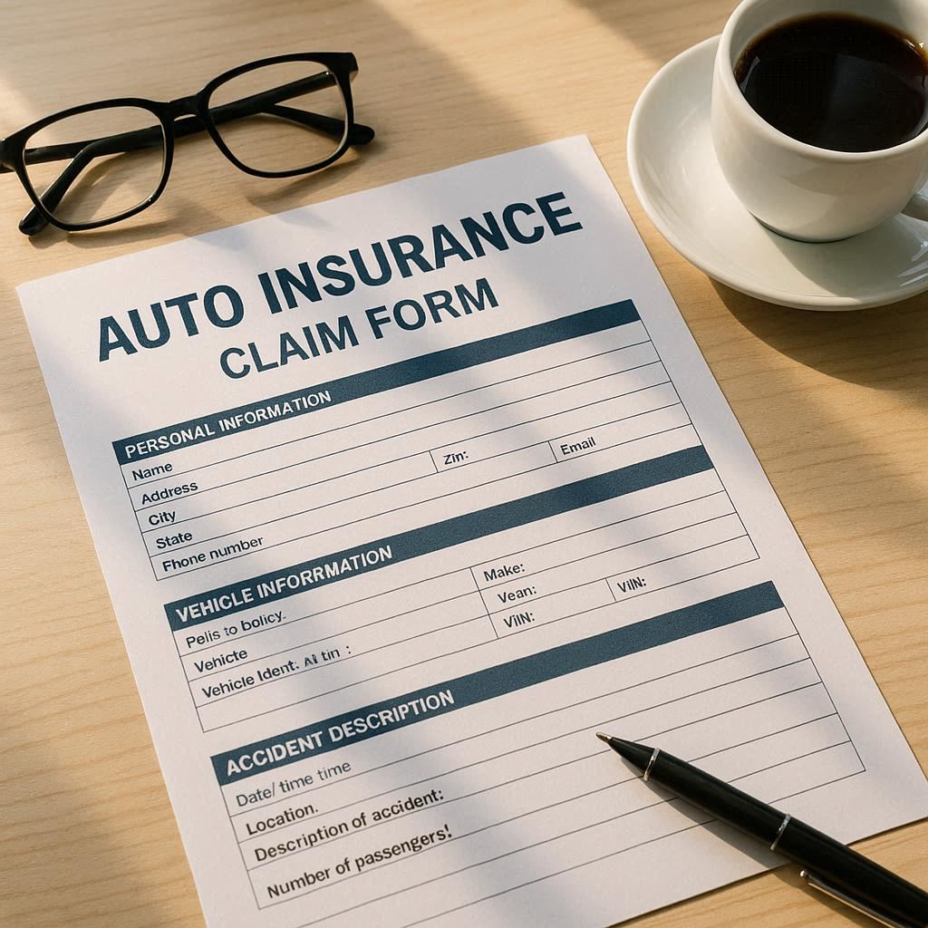 Auto Insurance Claim Form