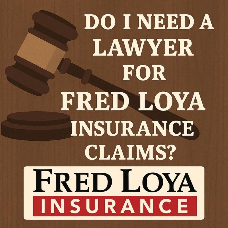 Do I Need a Lawyer for Fred Loya Insurance Claims?