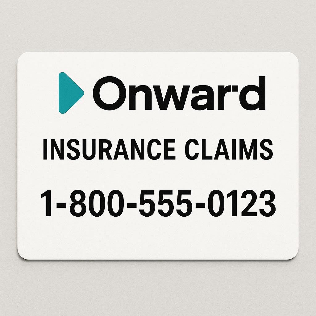 onward insurance claims phone number​